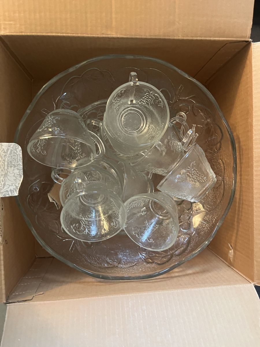 Schalen: Set punzone Romance per 12 persone vetro trasparente – Gebraucht aus Chiasso von fairy81 1