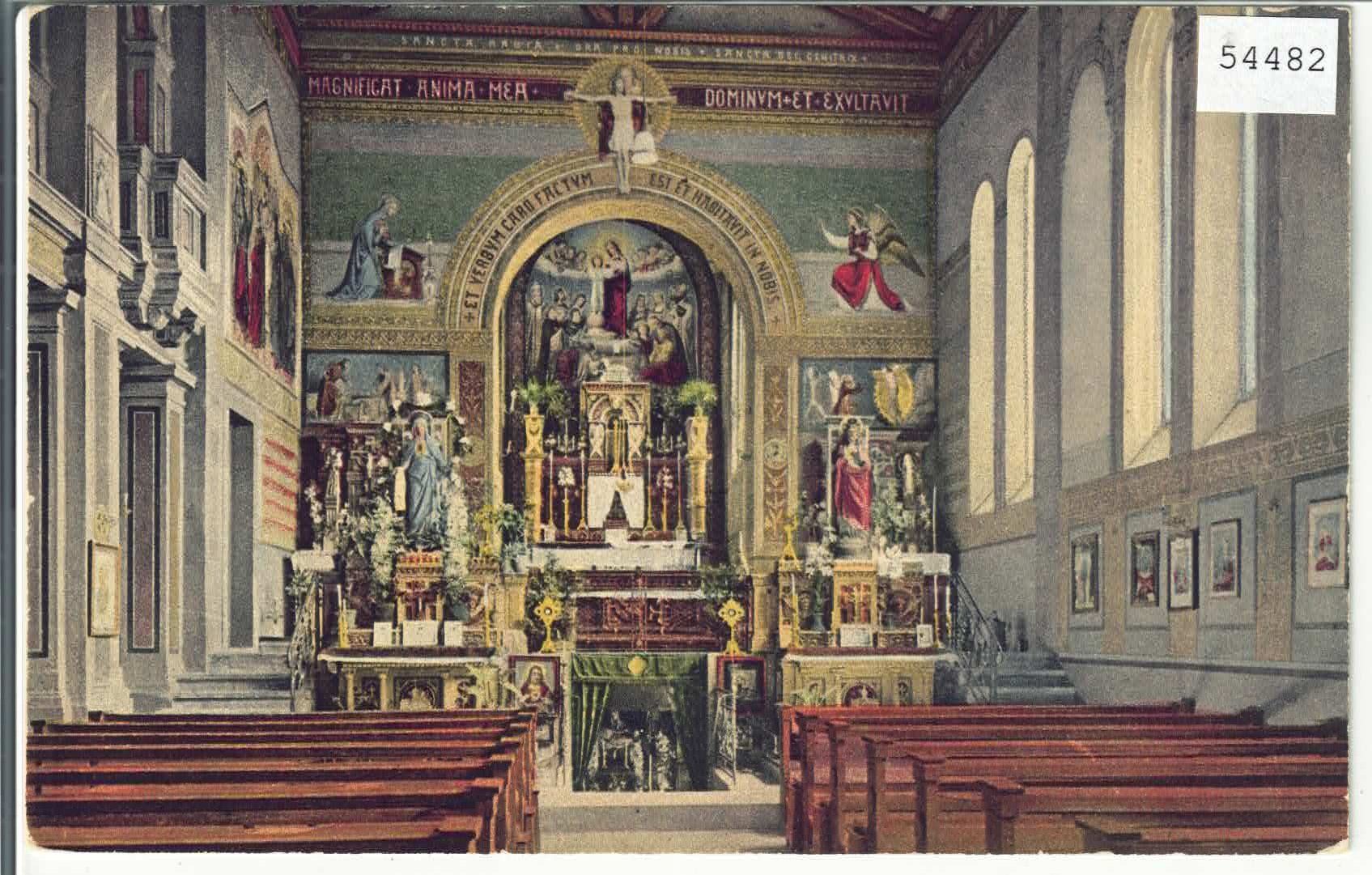 Cartoline postali: Inneres der Wallfahrtskapelle Maria Bildstein Benken SG – Usato da Ettingen venduto da Kartenplanet