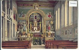 Inneres der Wallfahrtskapelle Maria Bildstein Benken SG