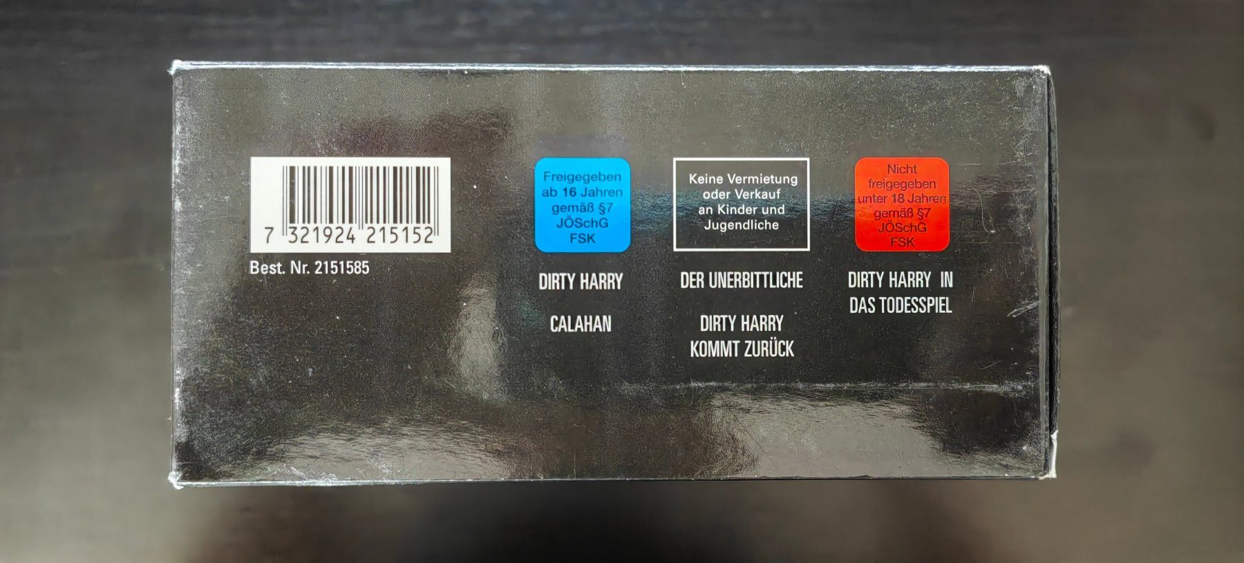 Alle DVDs: DIRTY HARRY EDITION 1 - 5 UNCUT – Neu und originalverpackt aus Cordast von Bluelaser 2