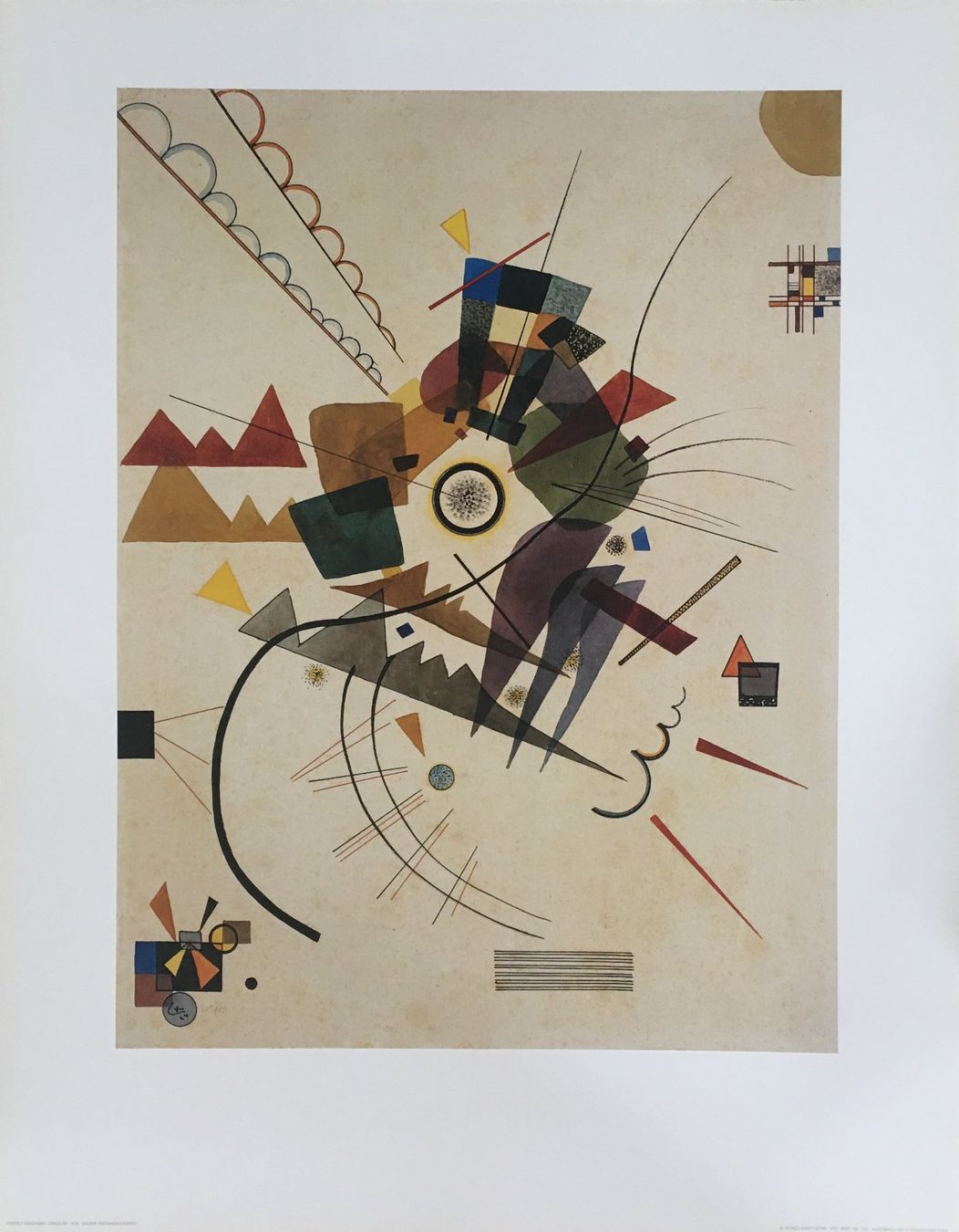 Grafica & Litografie: Wassily Kandinsky "Ringsum"    Kunstdruck – Usato da Nennigkofen venduto da Schamane75