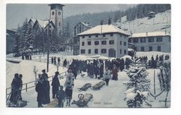 DAVOS Hôtel P. Strela, Schlitten-Rennen