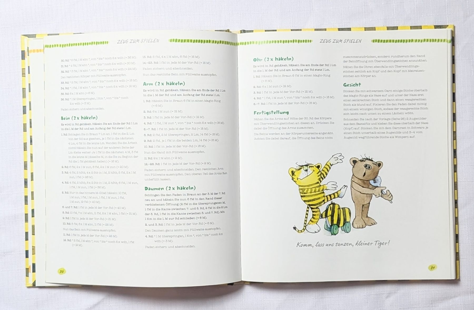 Libri: Das Janosch-Häkelbuch - Häkeln mit Tiger und Bär – Nuovo (secondo la descrizione) da Wängi venduto da ABIZONE-86 2