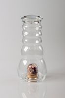 NEUE Glas-Karaffe 1000ml mit Edelsteinen