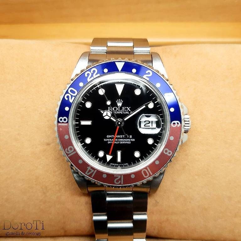 Rolex Orologi: ROLEX GMT-MASTER II PEPSI - 16710 – Usato da Grancia venduto da Gioielleria_DoroTi