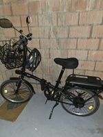 E - Bike Faltrad Klapprad 20 Zoll E Fold 100 schwarz