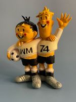 Tip & Tap WM 1974 Fussball Maskottchen GERRO PLASTIK Adidas
