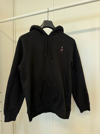 STUSSY Flamingo Hoodie M Black Rare Vintage
