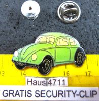VW KÄFER OLDTIMER AUTO PIN GLASIERT MIT SECURITY-CLIP OLDI