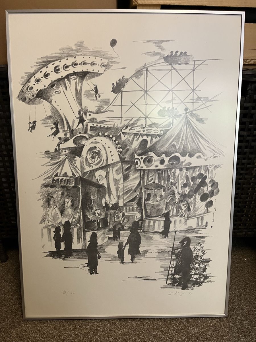 Grafica & Litografie: Lithografie Basler Herbstmesse – Usato da Basel venduto da barracuda360 1