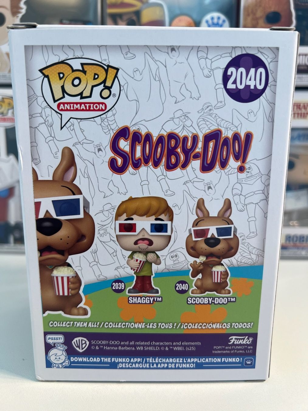Funko Statuette: Funko POP! Animation Scooby-Doo - Scooby-Doo with 3D Glasses – Nuovo e nell'imballaggio originale da Le Mouret venduto da perfectbijou 2