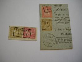 8.AUG.79./16.VI.79, SITZENDE HELVETIA AUF BRIEFSTÜCK, KASTEN