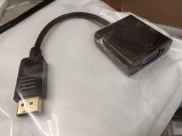 DisplayPort auf VGA Adapter Kabel NEU