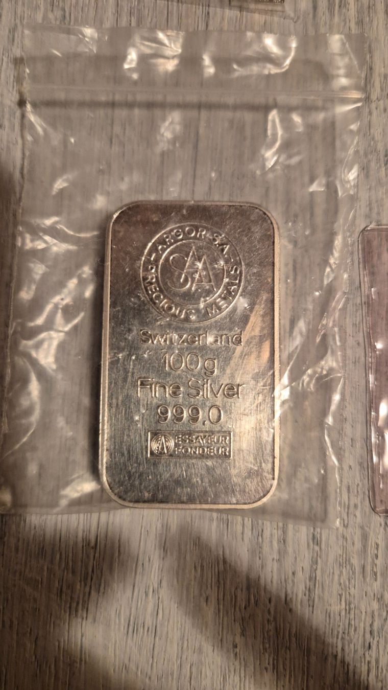 Edelmetalle: Silberbarren 135 gr – Gebraucht aus Schaffhausen von Lenas19 4