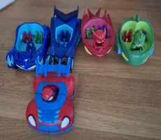 PJ Masks Toy Cars Set - plus Owlette, Gekko