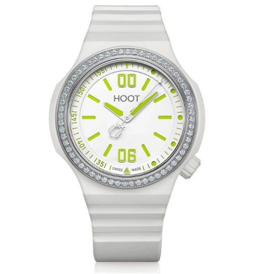 Uhren: HOOT NIGHT OWL white green Swarovski – Neu und originalverpackt aus Lens von eric.ms