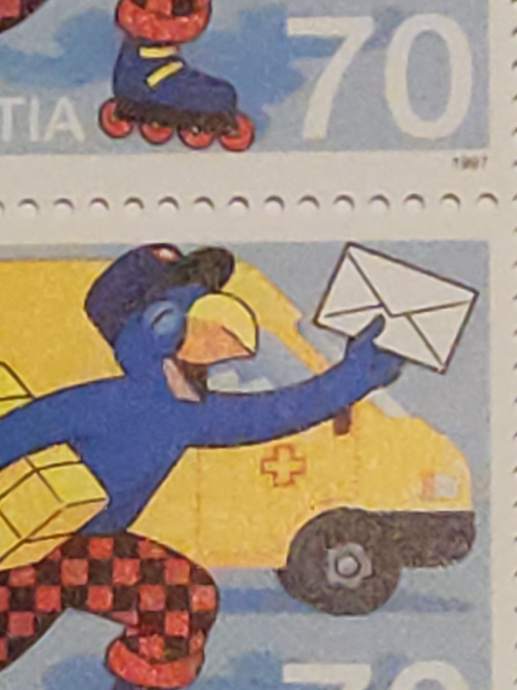 Tutti i francobolli: Globi  Briefmarke  6x 70 Rappen postfrisch – Nuovo (secondo la descrizione) da Laufen venduto da Sunjupite7 4