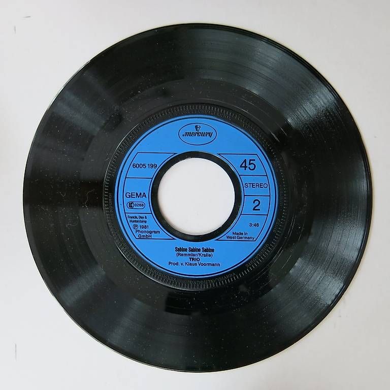 Dischi in vinile: Trio-Da Da Da /Sabine Sabine Sabine – Usato da Bözen venduto da Keramik22 3