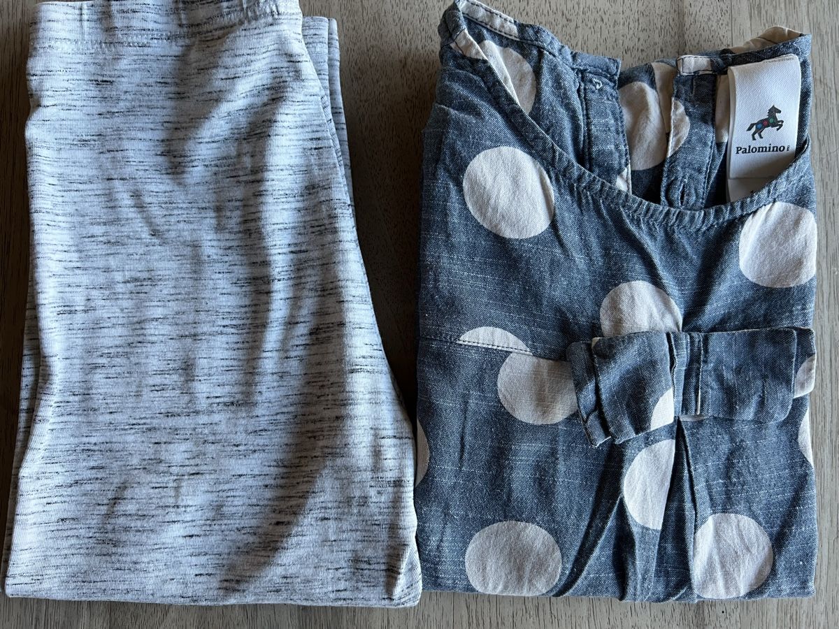 Vestiti & Gonne: Sommerkleid Mädchen Gr.128 Leggings – Usato da Eglisau venduto da yd55 1