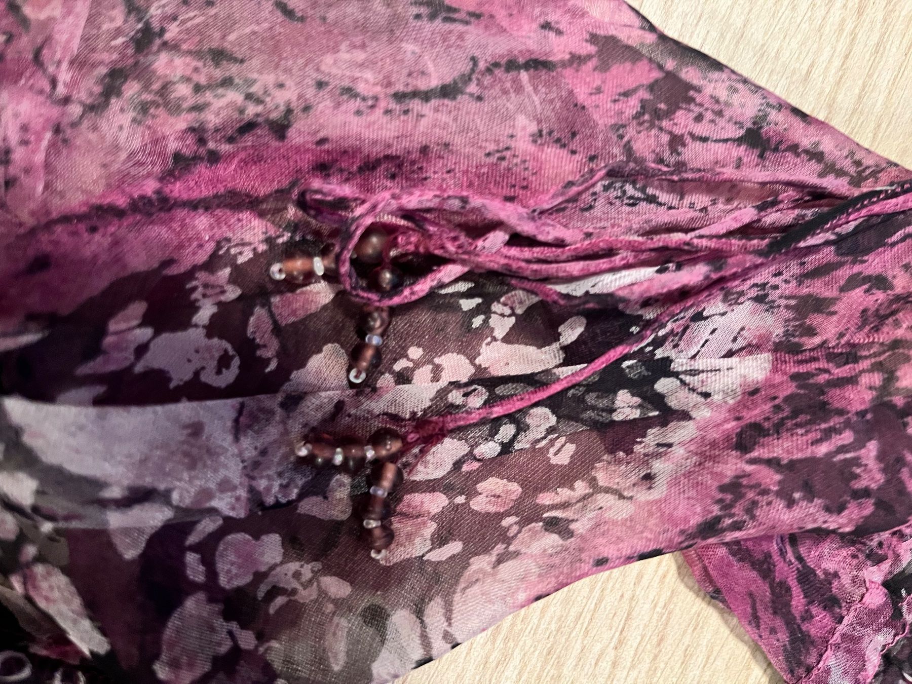 Tuniche: violett durchsichtiges Ethno-Oberteil, Grösse 34 – Usato da Lugano venduto da sweetyd84 3