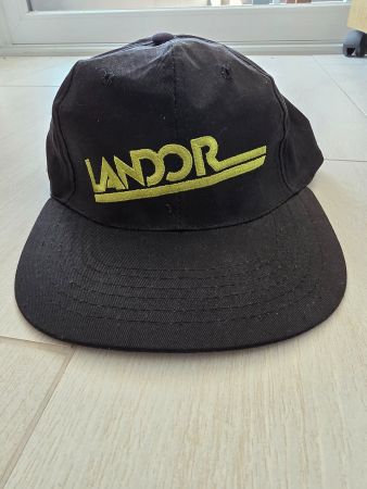 Casquette noire LANDOR homme femme été accessoire...