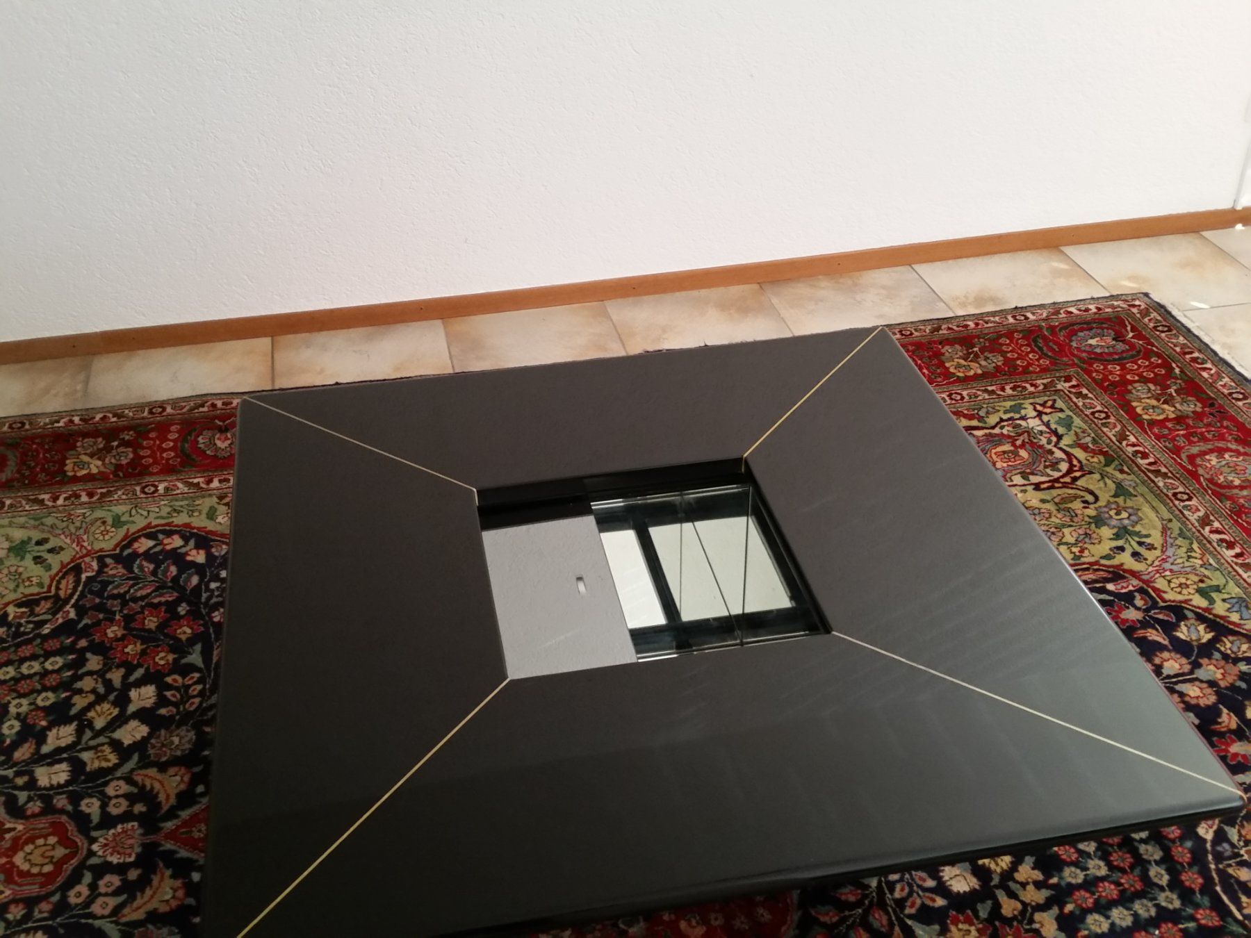 Tavoli: Design italien - Willy Rizzo - Table basse carrée – Usato da Sion venduto da Truffe5 2