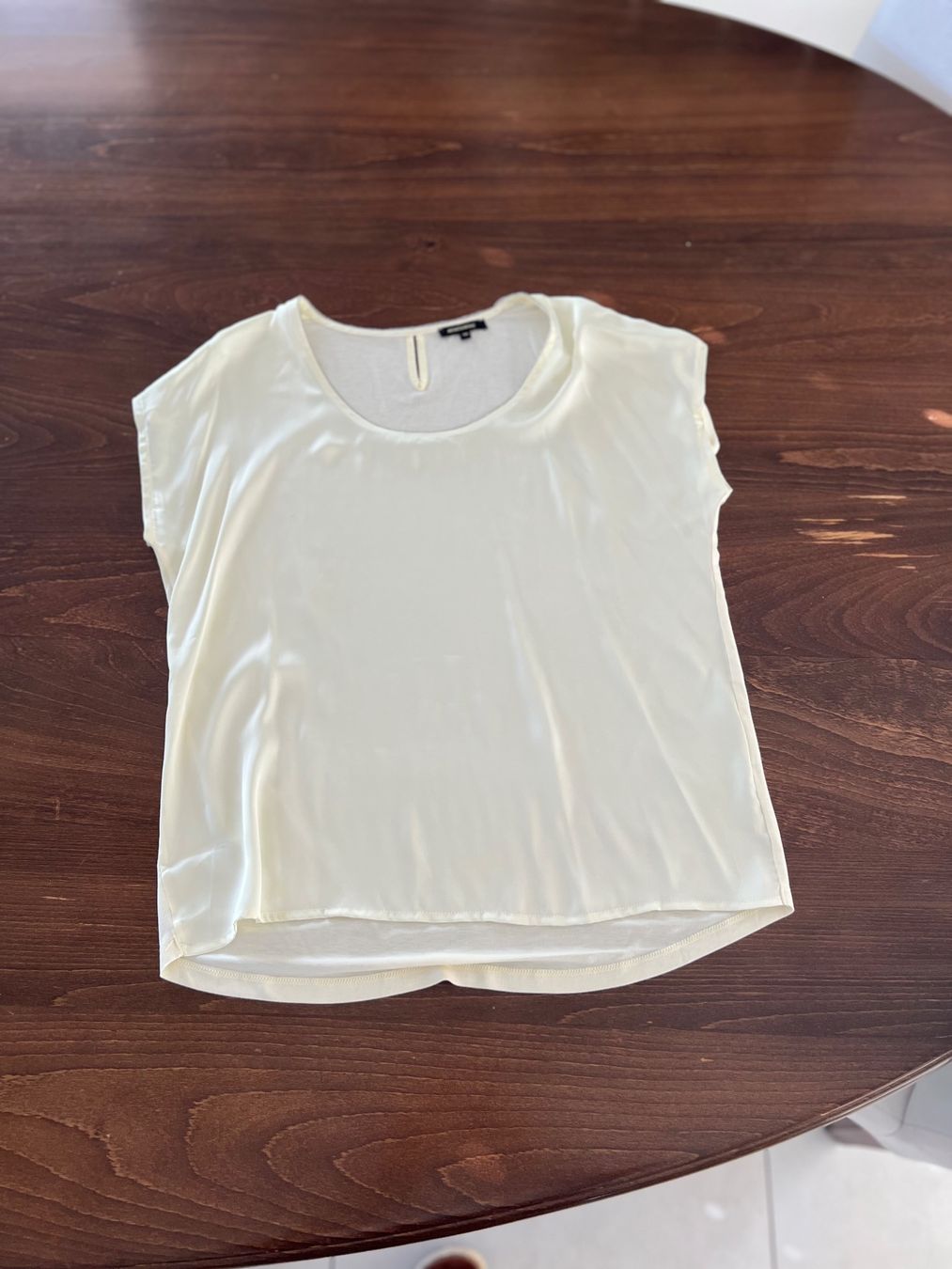 More & More Camicette: More & more -Schicke Bluse Vanille, Gr.40/ 38 – Usato da Ebmatingen venduto da Mistelu