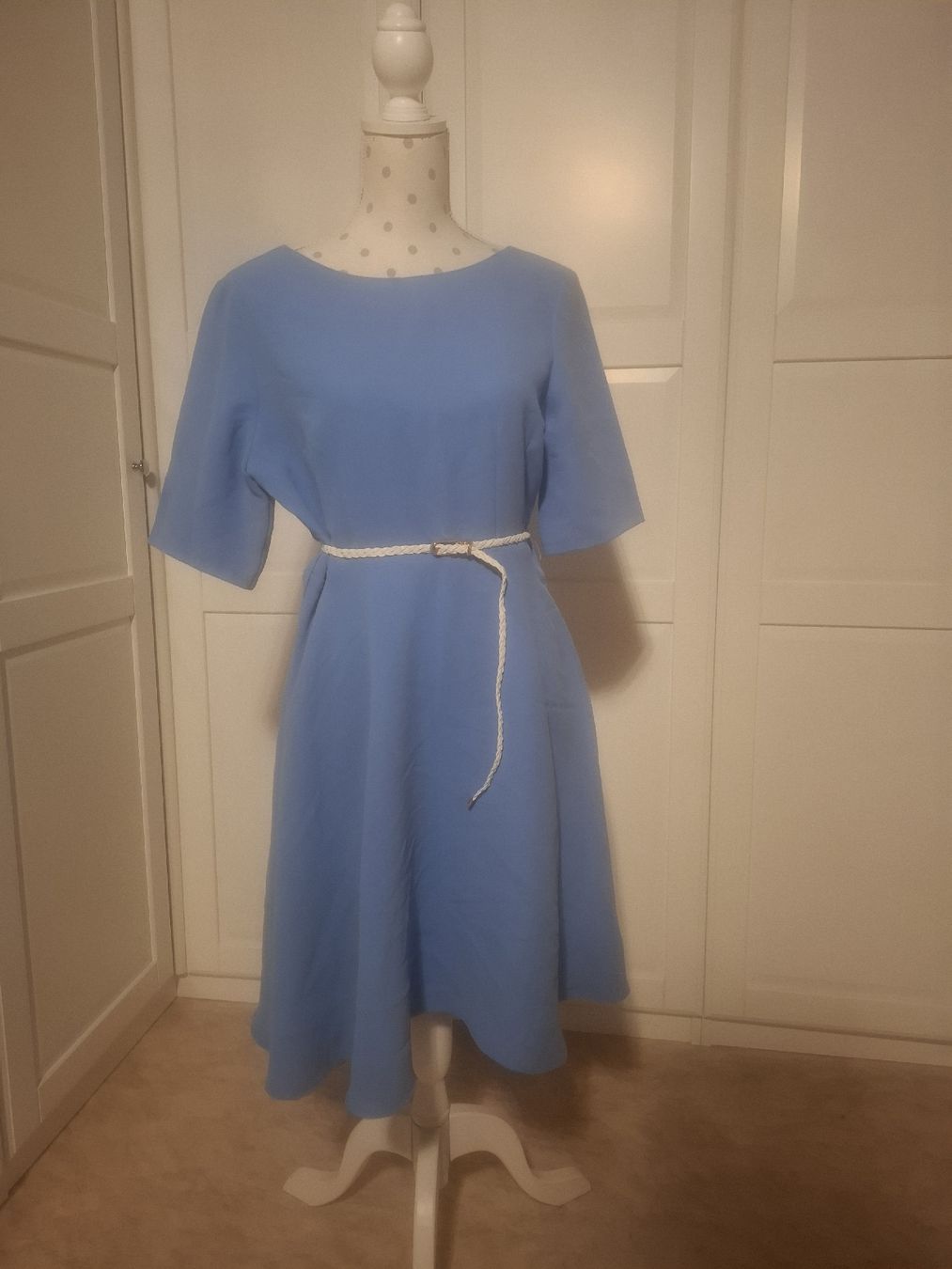 Vestiti: Sommerliches Kleid von Florence Doré, Grösse 42, Hellblau – Usato da Urtenen-Schönbühl venduto da wirbelwind010 3