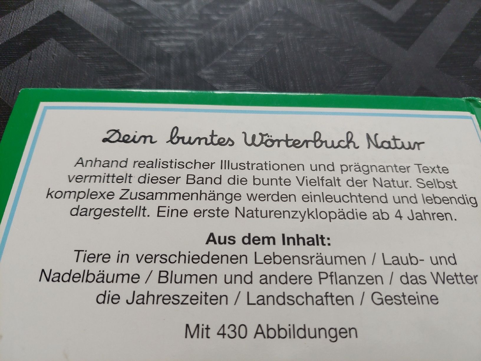 Bücher: Dein buntes Wörterbuch  Natur – Gebraucht aus Zetzwil von lanst08 1
