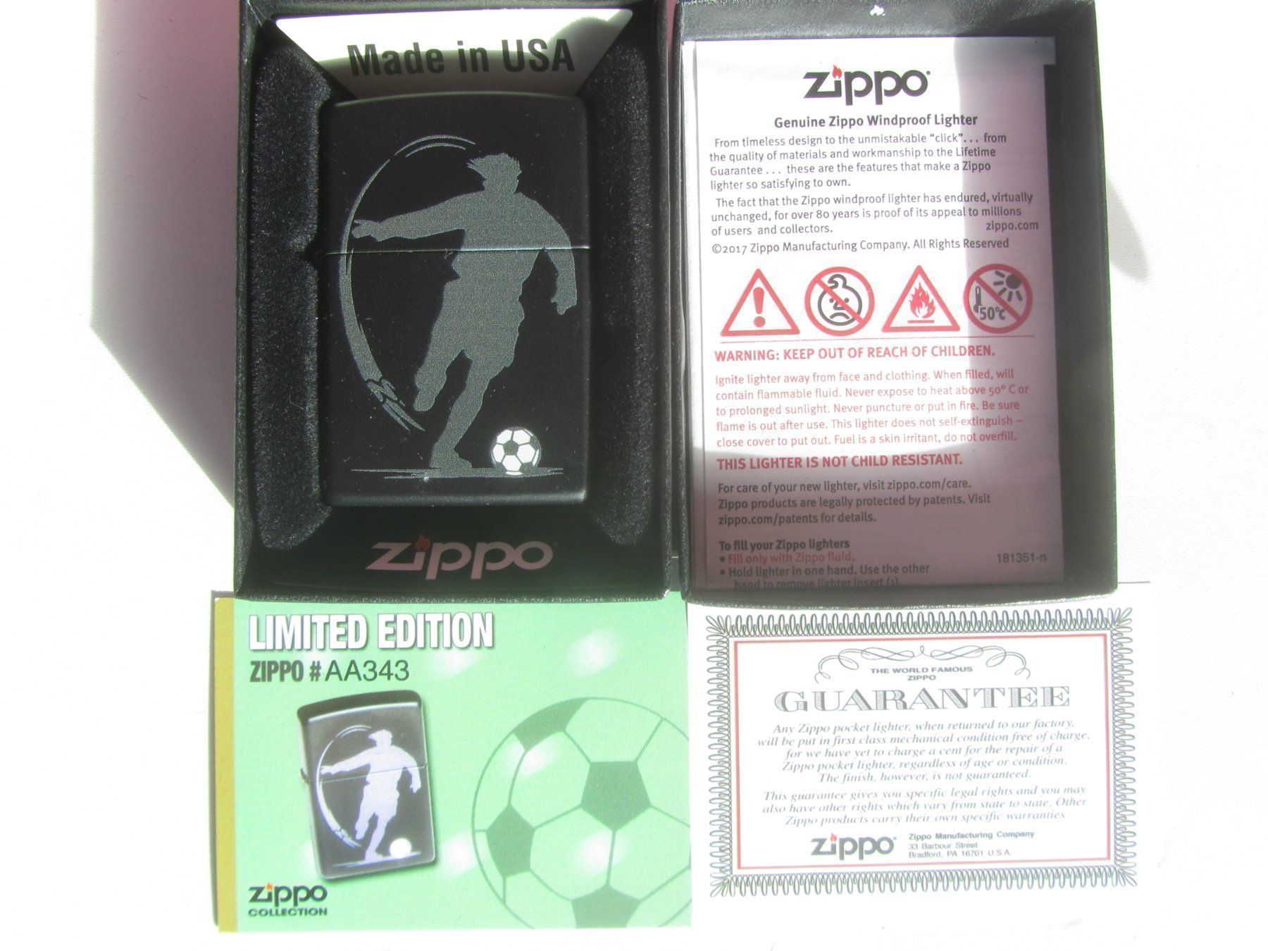 Zippo Feuerzeuge: Zippo football NEW – Neu und originalverpackt aus Pampigny von Calypso06 1