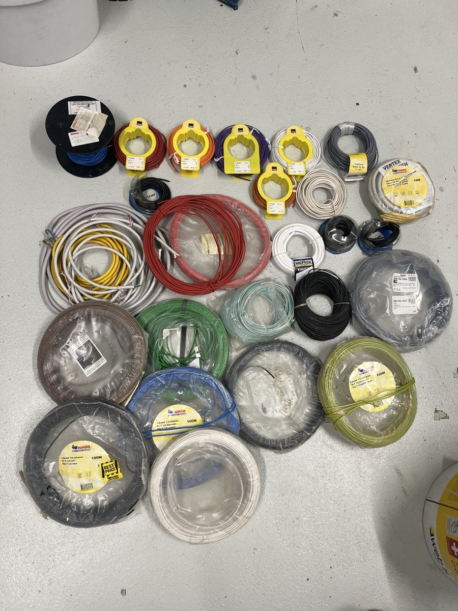 Kabel: Restposten Elektrokabel, Draht, Kupfer – Neu (gemäss Beschreibung) aus Würenlos von KLG_3TBs