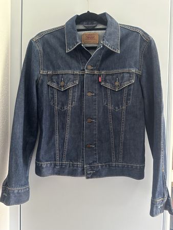 Levi's Jeans Jacke Grösse L, Dunkelblau, Top Zustand!