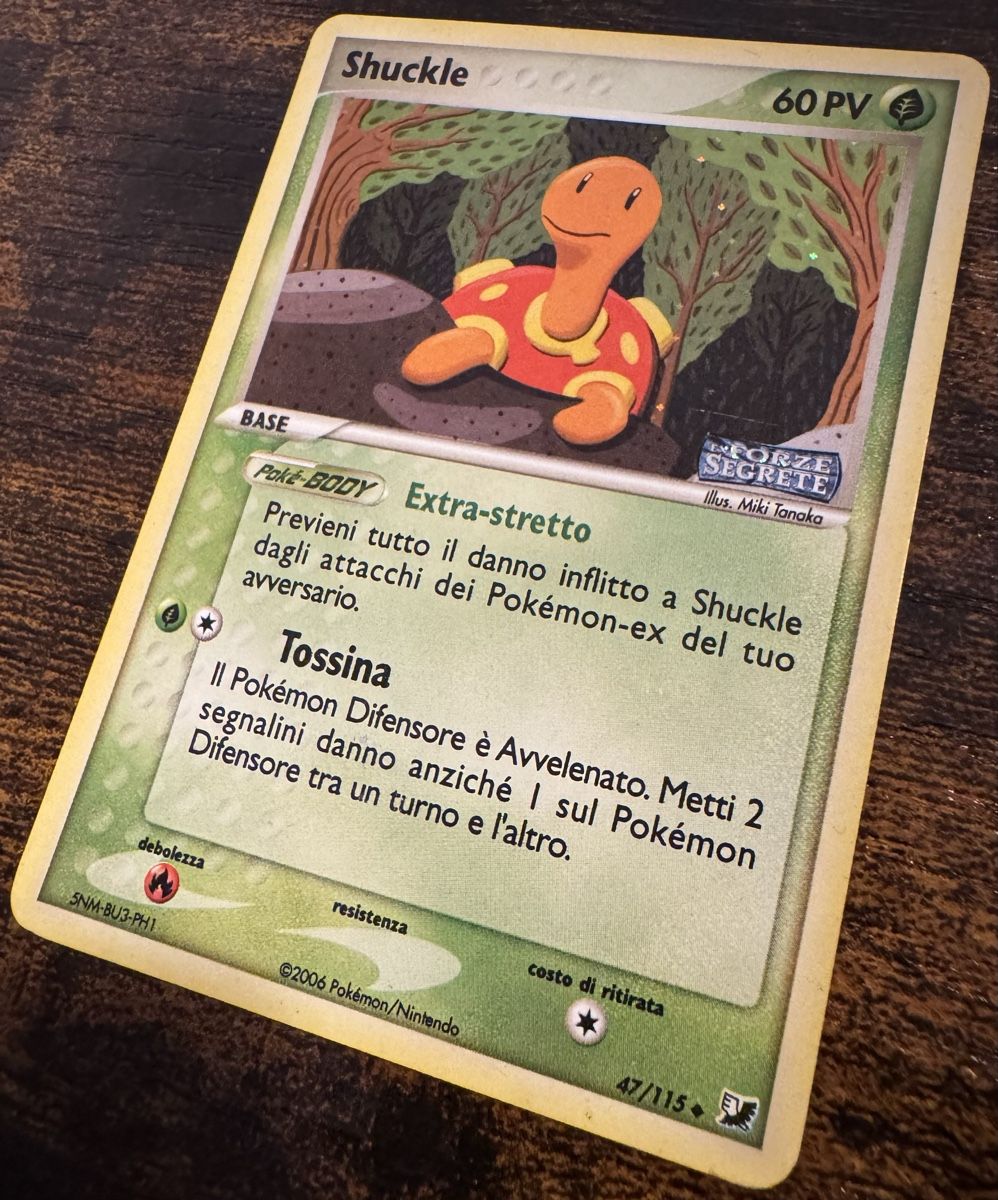 Pokémon Carte collezionabili: Shuckle Reverse Holo 47 - ITA – Usato da Zürich venduto da LJF 2