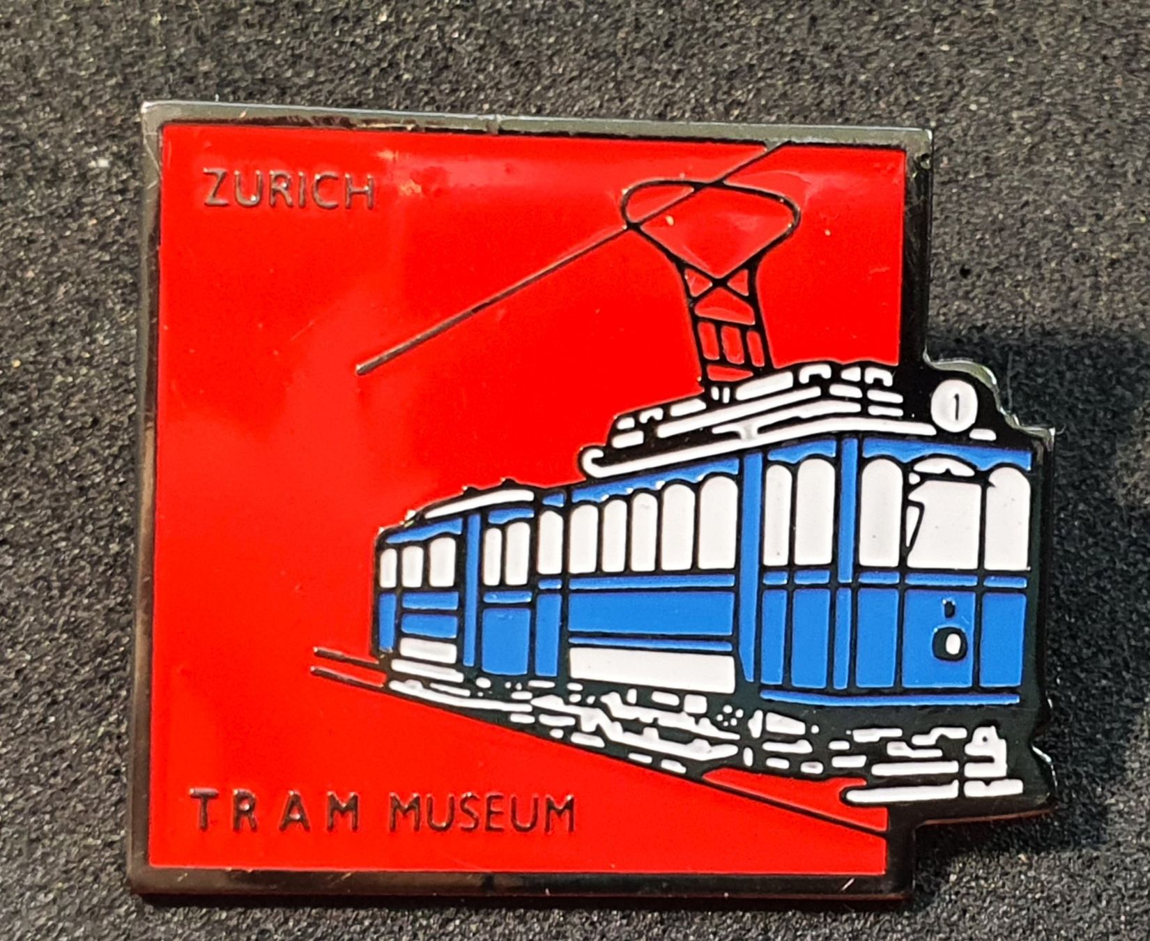 Placchette & Badge: BB098 - Pin ZVB Tram Museum Zürich – Usato da Reinach BL venduto da Boston-Verkauf