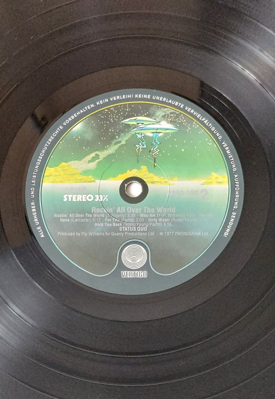 Vinyles: LP - STATUS QUO - ROCKIN ALL OVER THE WORLD – D'occasion à Steckborn par Quo7 2