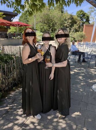 Maxikleid Wickelkleid Kleid