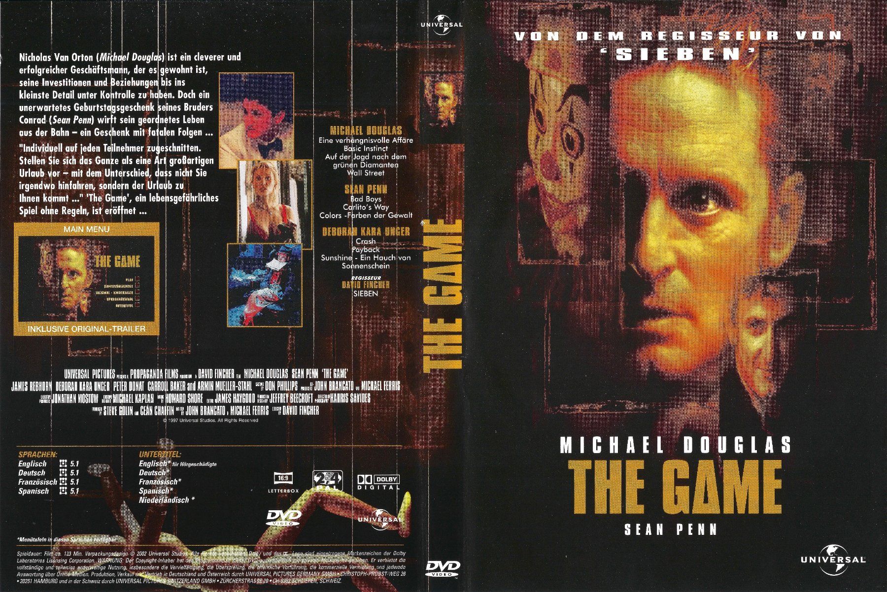 Tous les DVDs: The Game – D'occasion à Zürich par Cineasten