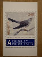 AK mit Tier Briefmarken Motiv von Eva Ch. Weber