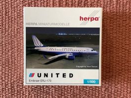 Herpa Wings 513227 United Express Embraer ERJ-170