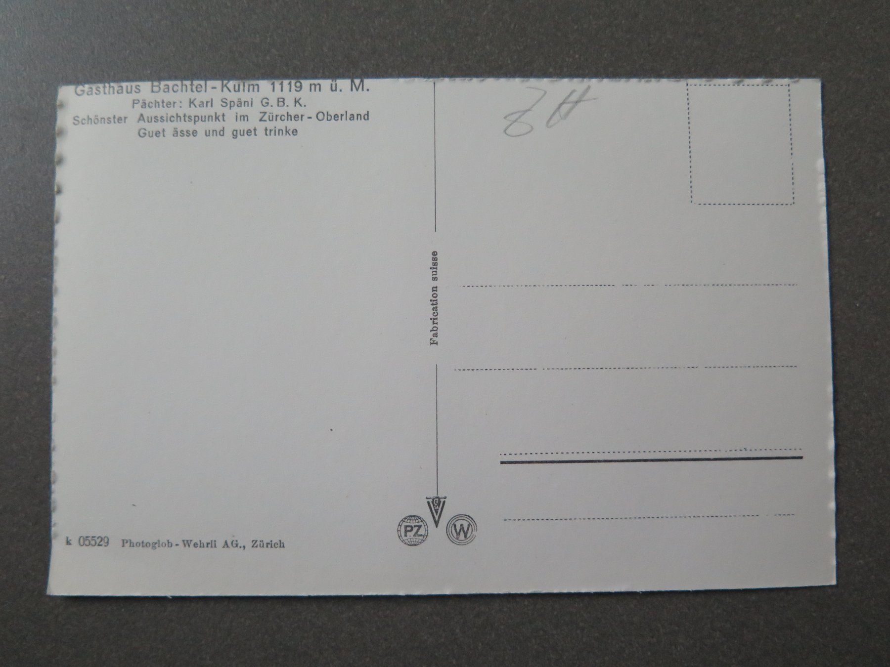 Cartoline postali: BACHTEL KULM - GREIFEN- U. PFÄFFIKERSEE – Usato da Wittenbach venduto da lipasal 1