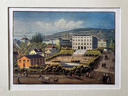 Plätze und Strassen RECHTS der Limmat alte Zürcher Ansichten