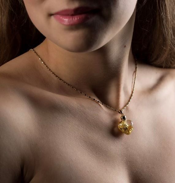 Catenine: Yves Camani Glas Herz oder Kreuz – Nuovo e nell'imballaggio originale da Meilen venduto da Schelmi99 3