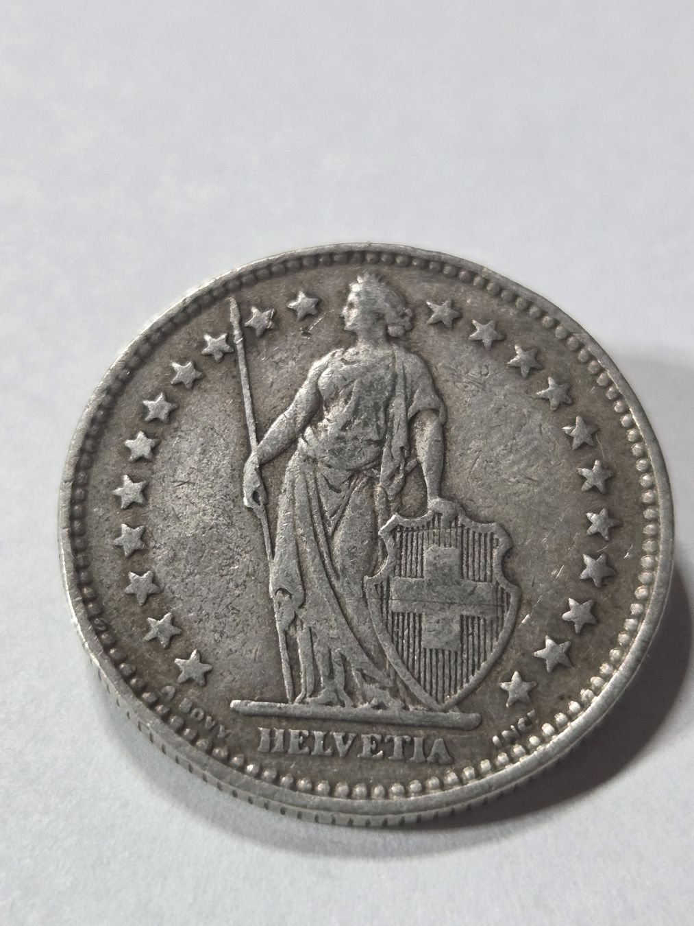 Tutti le monete: 2 francs suisse 1920 en argent – Usato da Neuchâtel venduto da pasprie 1