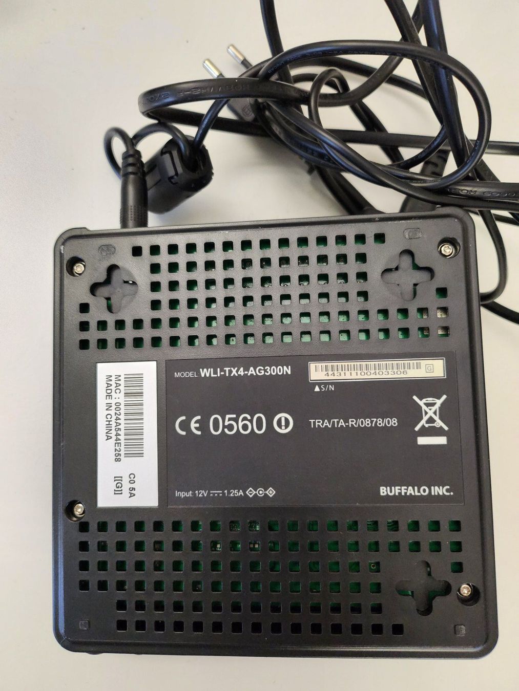 Convertitori: Buffalo WLI-TX4-AG300N / Wireless Ethernet Converter – Usato da Zürich venduto da OBJECT8047 2