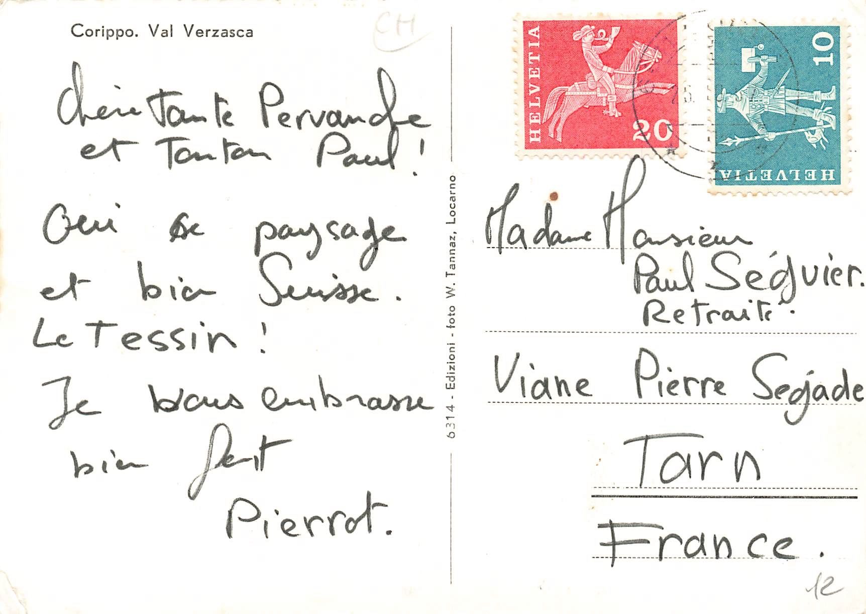 Cartoline postali: Corippo Valle Verzasca – Usato da Biasca venduto da Blenio71 1
