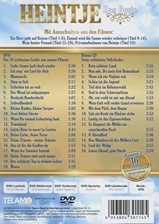 Tutti i DVDs: Heintje - Das Beste (1 DVD + 1 CD) – Nuovo (secondo la descrizione) da Basel venduto da Best-Harvest 1