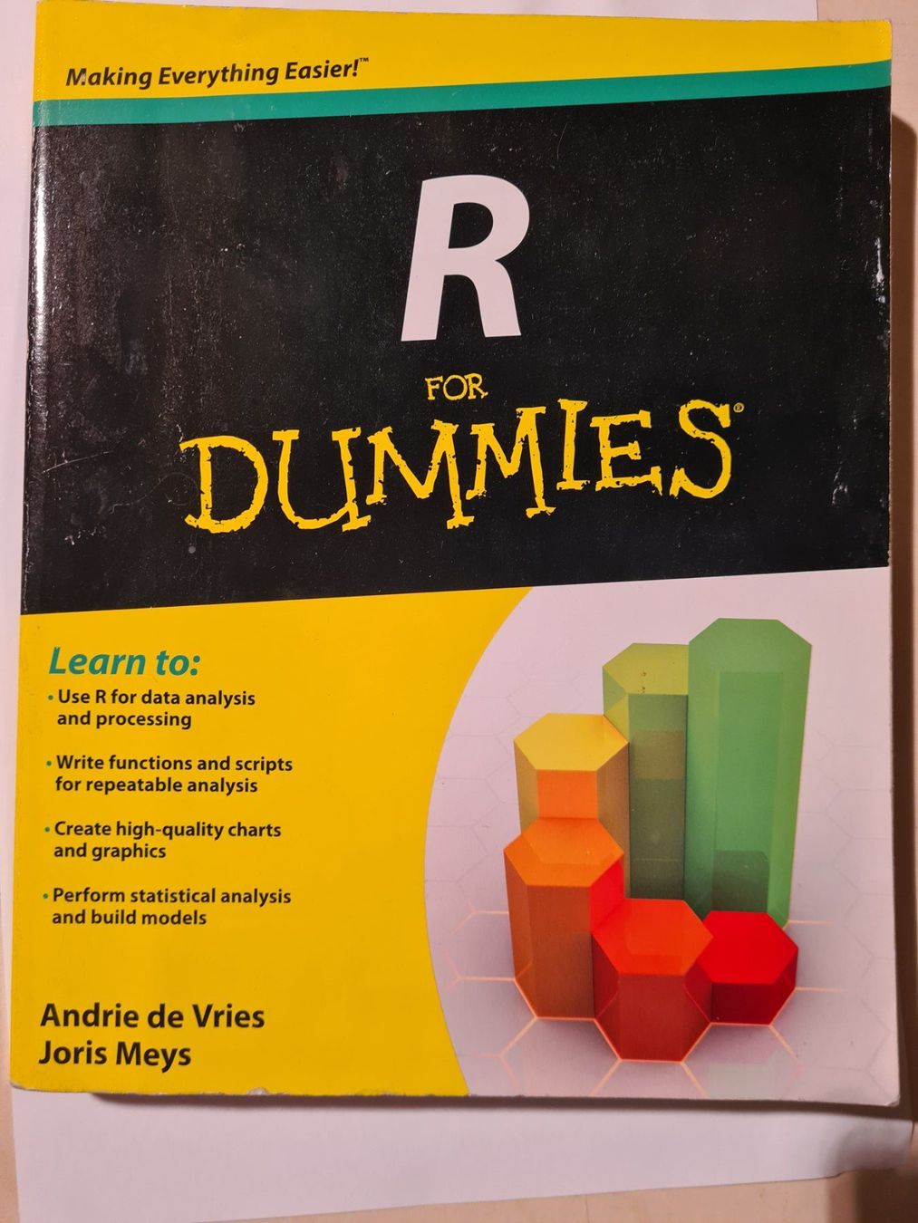 Libri: Andrie de Vries, Joris Meys   R For Dummies – Usato da Zürich venduto da pleco12