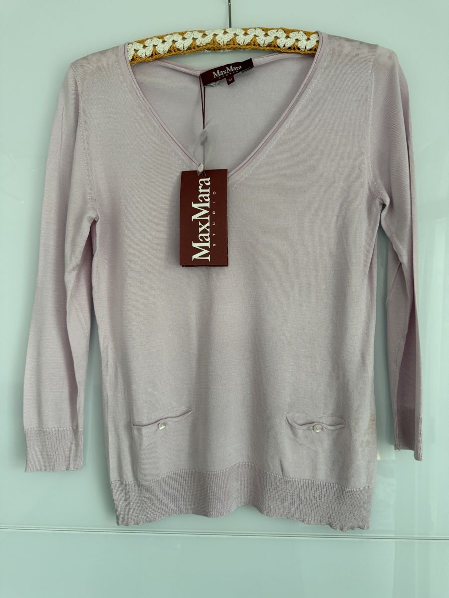 Max Mara Pulls & Sweat-shirts: MaxMara Studio Pullover in hellrosa in der Gr. M – D'occasion à Grenchen par servet.t