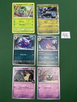 6 Pokemon Sammelkarten Set gemischt guter Zustand