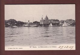LAUSANNE - Ouchy - Débarcadère et Château - 1907